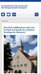 Mobile Screenshot of paul-gerhardt-stuttgart.de